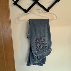 Stylish Y2K  Blue Flare Jeans